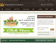 Tablet Screenshot of fbcwaynesboro.org